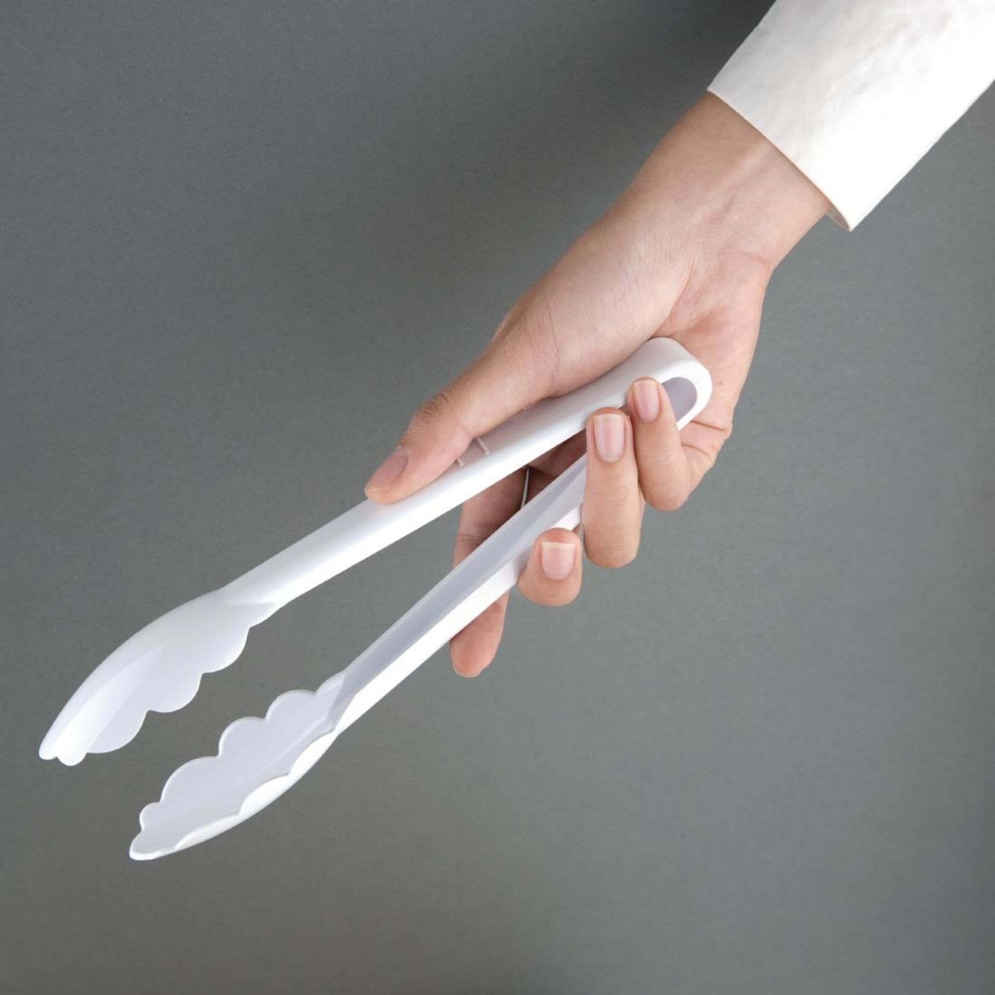 Picture of Vogue White Tongs 9"