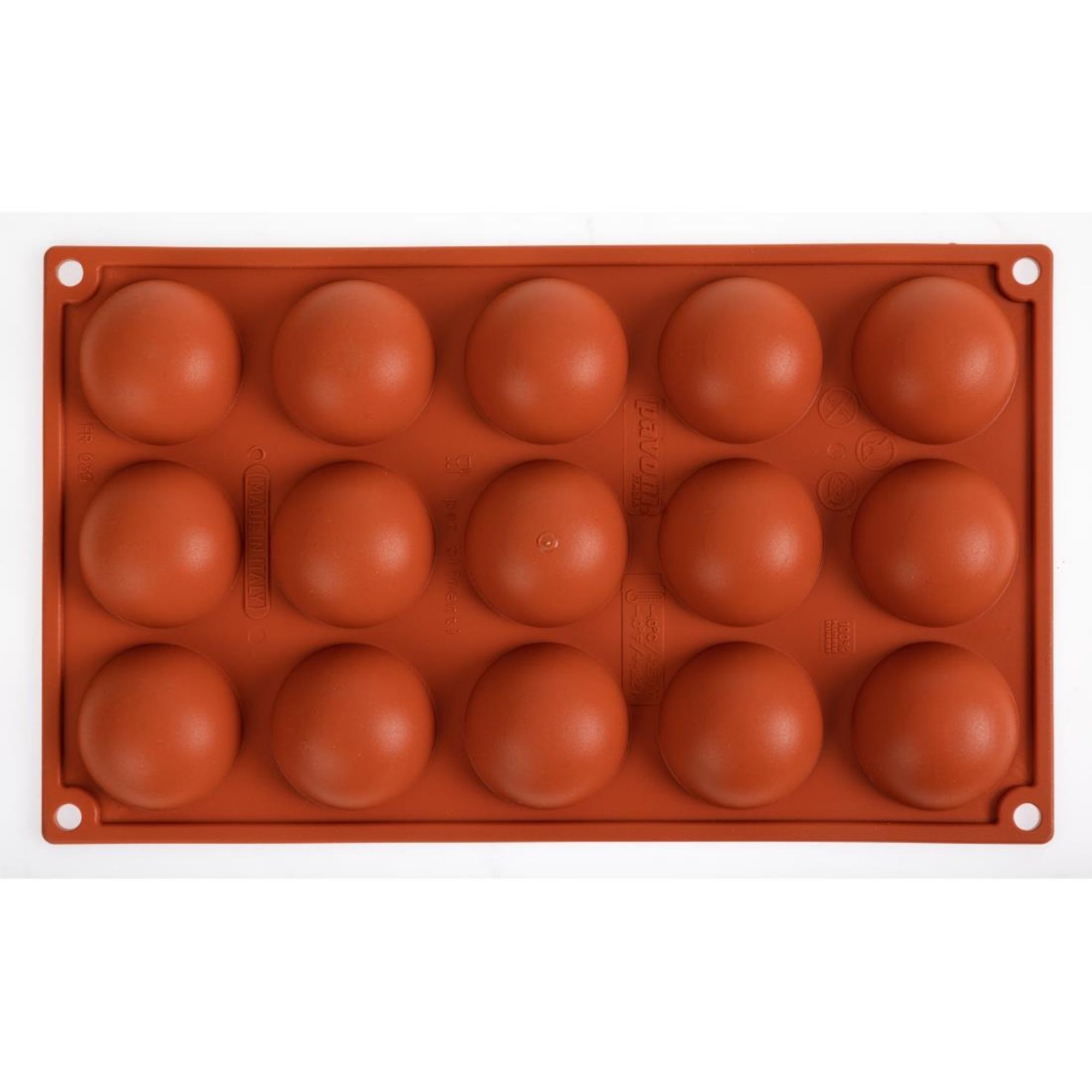 Picture of Pavoni Formaflex Silicone Half Sphere Mould 15 Cup