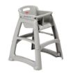 Picture of Rubbermaid Sturdy Stacking High Chair Platinum - M959