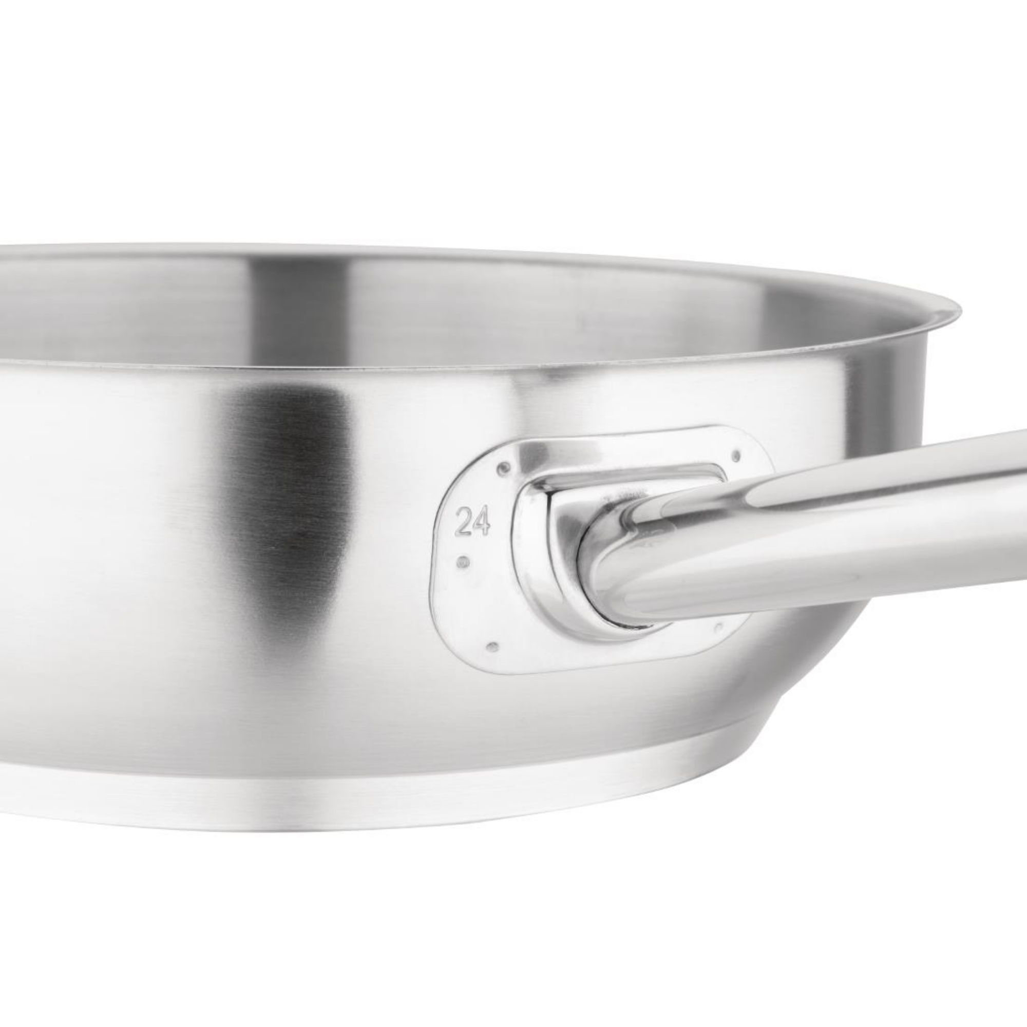 Picture of Vogue Stainless Steel SautÃ© Pan 24cm