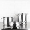 Picture of Vogue Stainless Steel SautÃ© Pan 24cm - M923