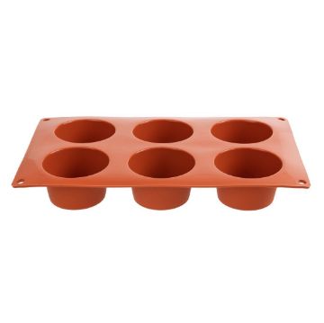 Picture of Pavoni Formaflex Silicone Muffin Mould 6 Cup