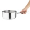 Picture of Vogue Stainless Steel Saucepan 24cm - M945