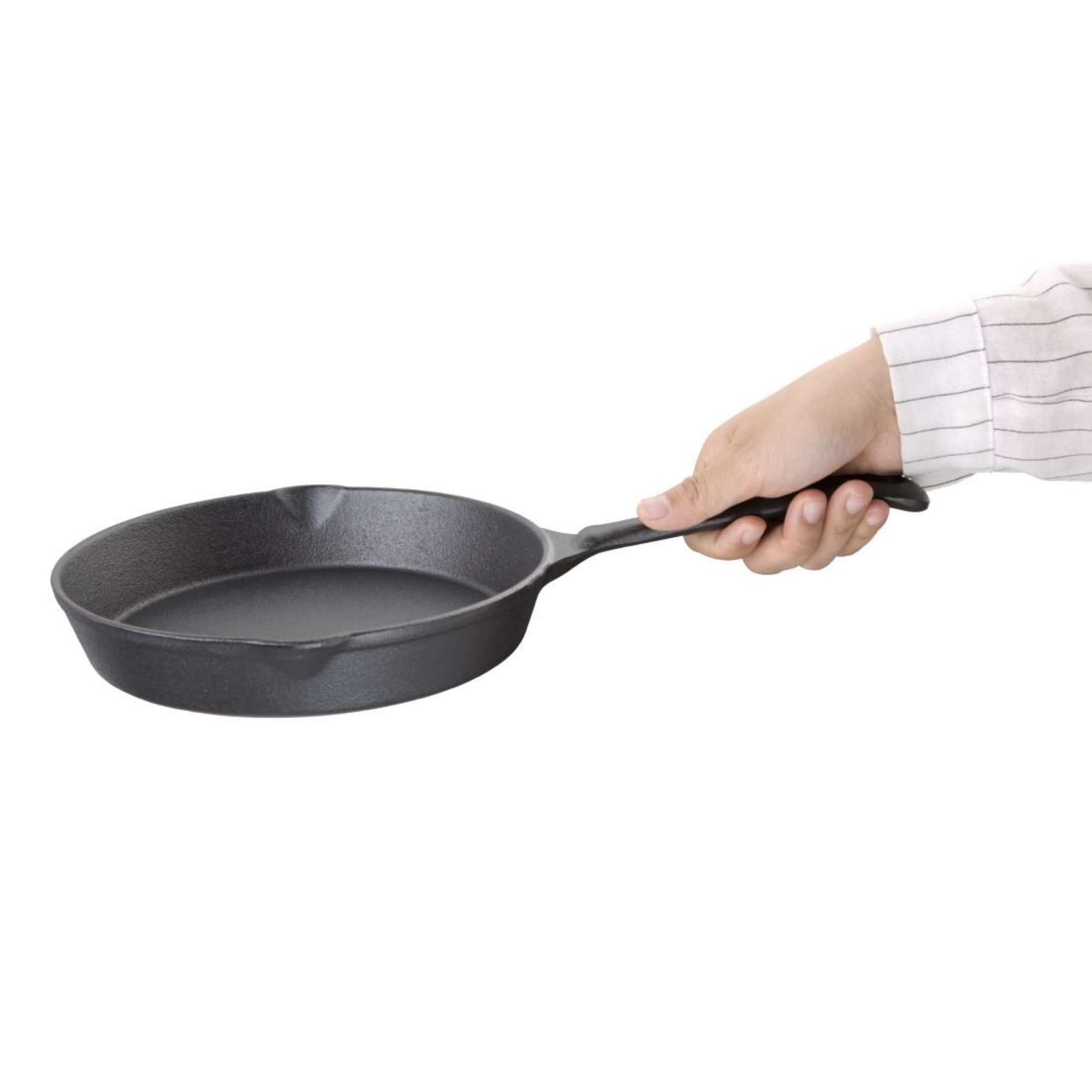 Picture of Vogue Round Cast Iron Skillet Pan 23cm