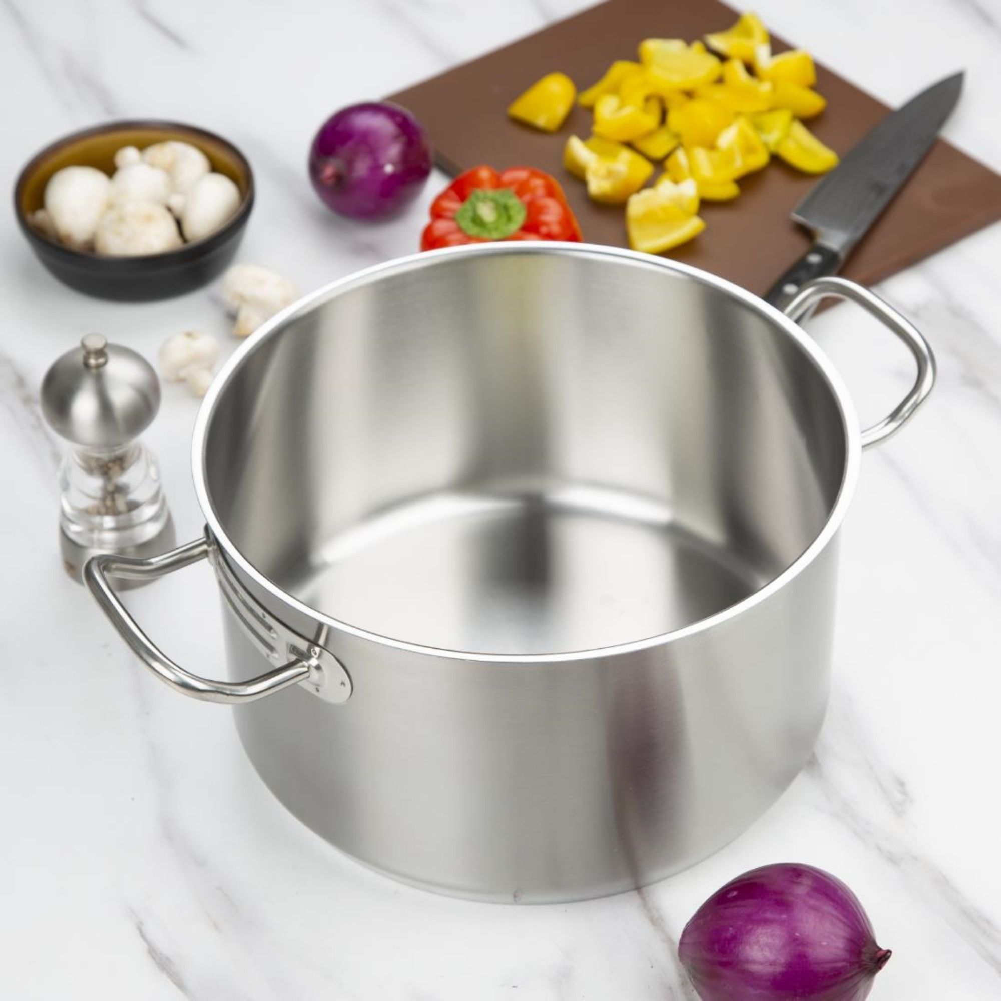 Picture of Vogue Stainless Steel Stew Pan 28cm