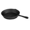 Picture of Vogue Round Cast Iron Ribbed Skillet Pan 26cm - M652