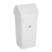 Picture of SYR Polypropylene Swing Bin White 50Ltr - L570