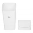 Picture of SYR Polypropylene Swing Bin White 50Ltr - L570