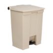 Picture of Rubbermaid Step-On Pedal Bin 68Ltr - Beige - L374