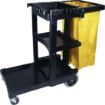 Picture of Rubbermaid Traditional Janitorial Cleaning Cart with Yellow Bag and Zip - L658