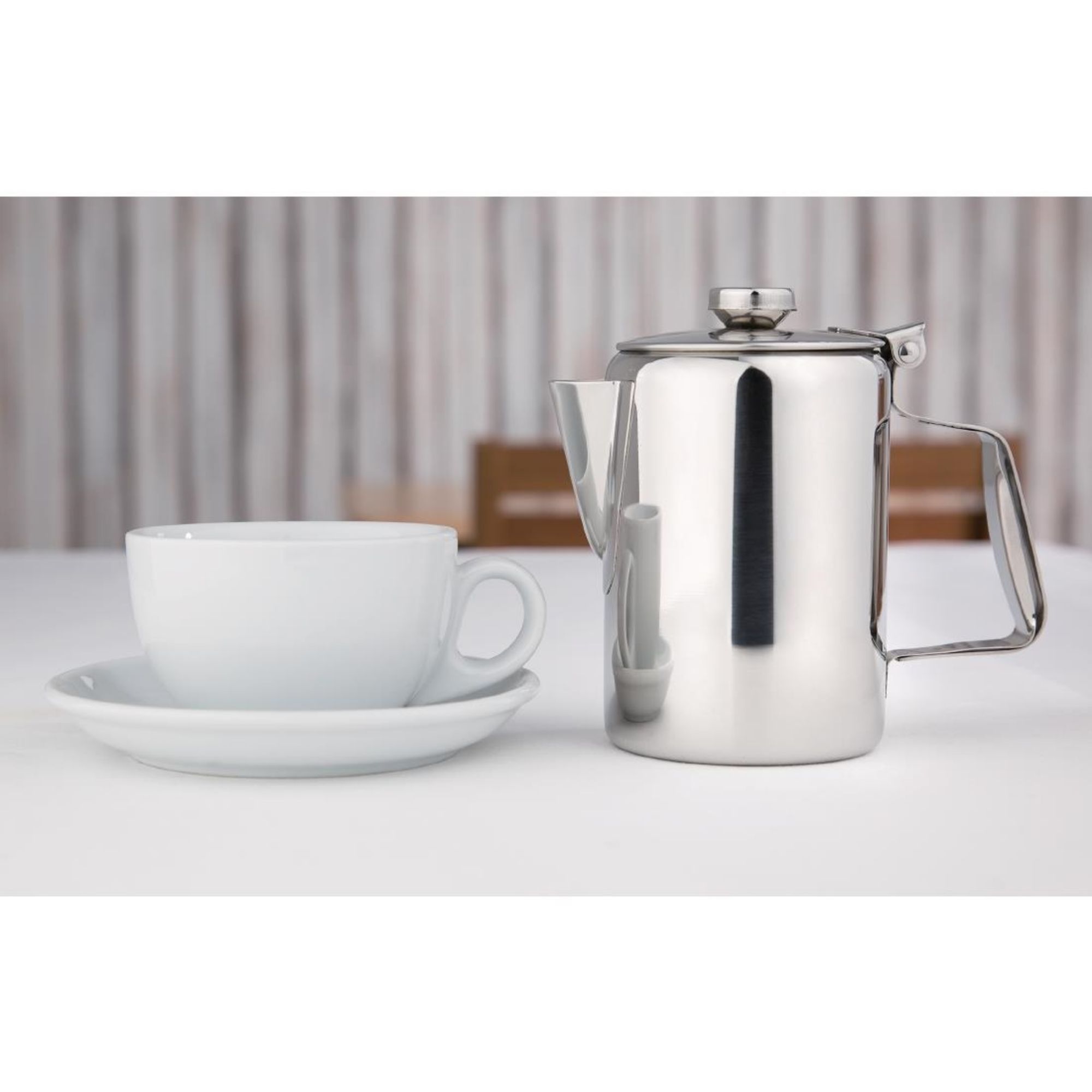 Picture of Olympia Concorde Stainless Steel Coffee Pot 570ml