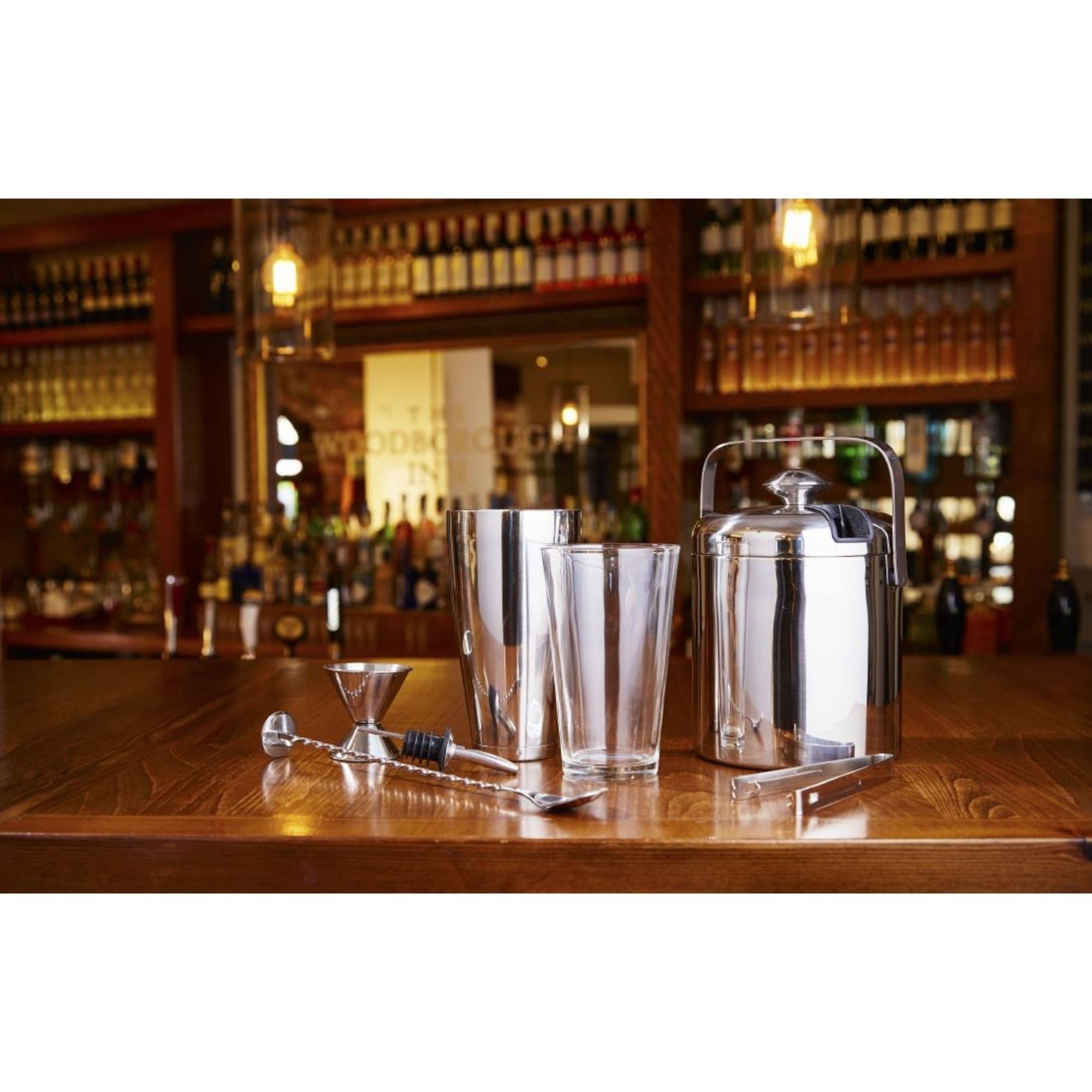 Picture of Olympia Ice Bucket with Lid and Tongs 1.23Ltr