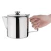 Picture of Olympia Concorde Stainless Steel Teapot 1.4Ltr - K680