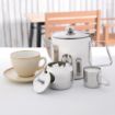 Picture of Olympia Concorde Stainless Steel Teapot 1.4Ltr - K680