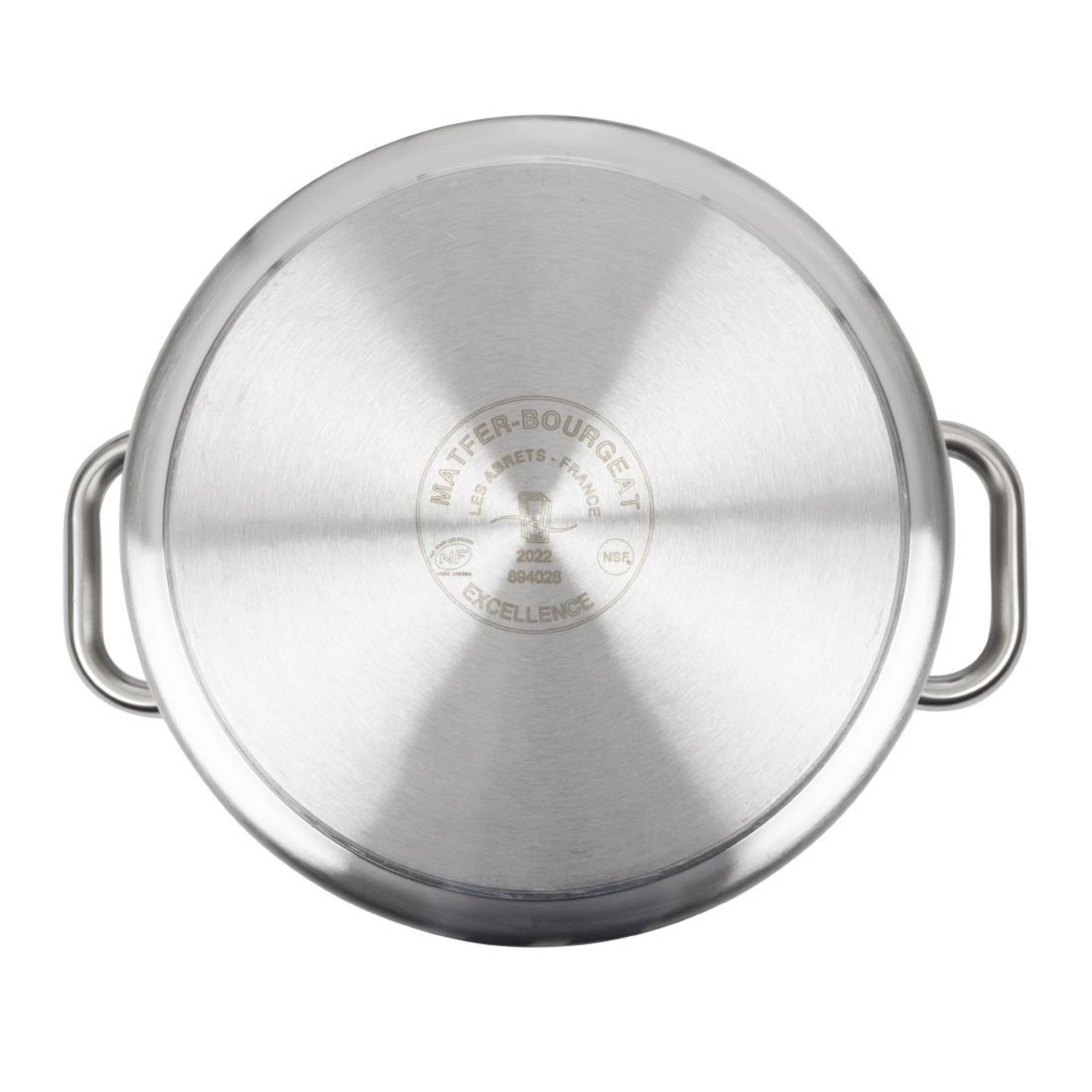 Picture of Matfer Bourgeat Excellence Stainless Steel Stock Pot 28cm