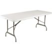 Picture of Bolero Rectangular Centre Folding Table 6ft White - L001