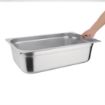 Picture of Vogue Stainless Steel 1/1 Gastronorm Tray 150mm - K924
