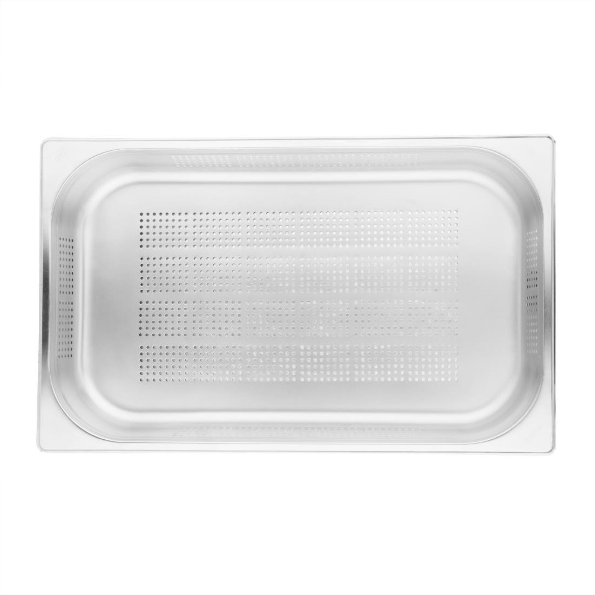Picture of Vogue Stainless Steel Perforated 1/1 Gastronorm Tray 65mm