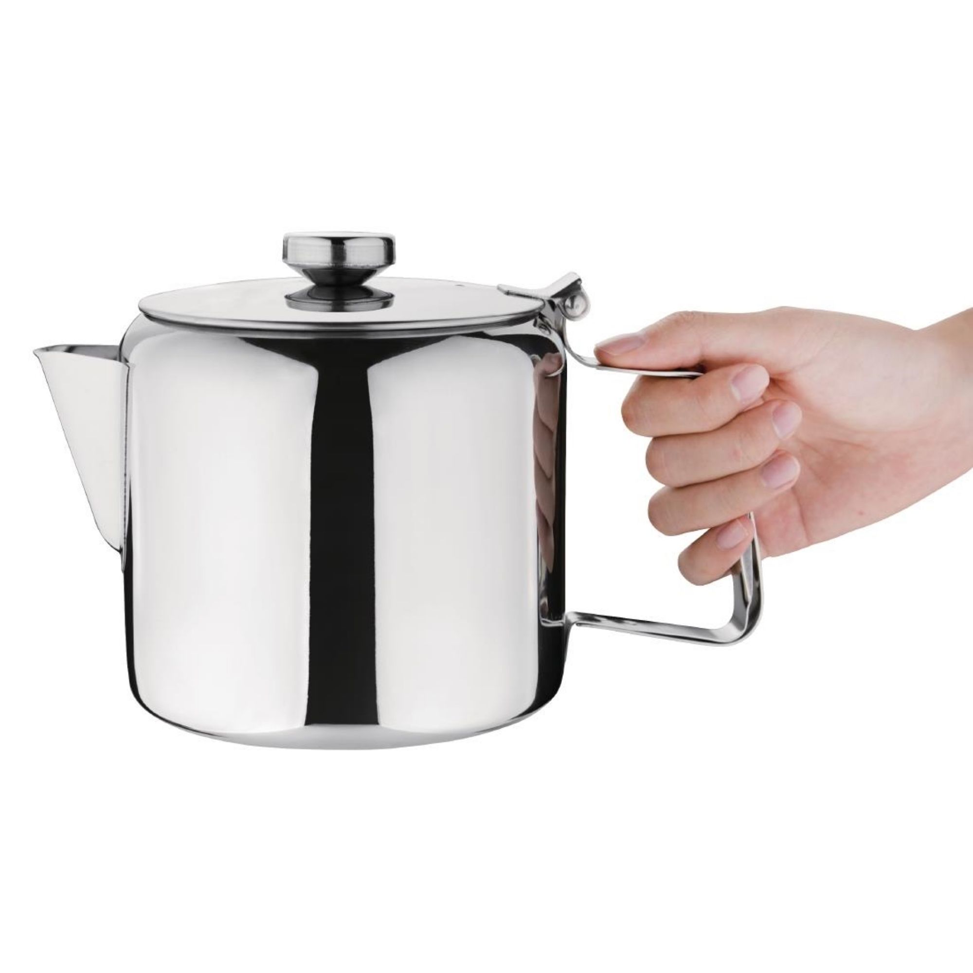Picture of Olympia Concorde Stainless Steel Teapot 2Ltr