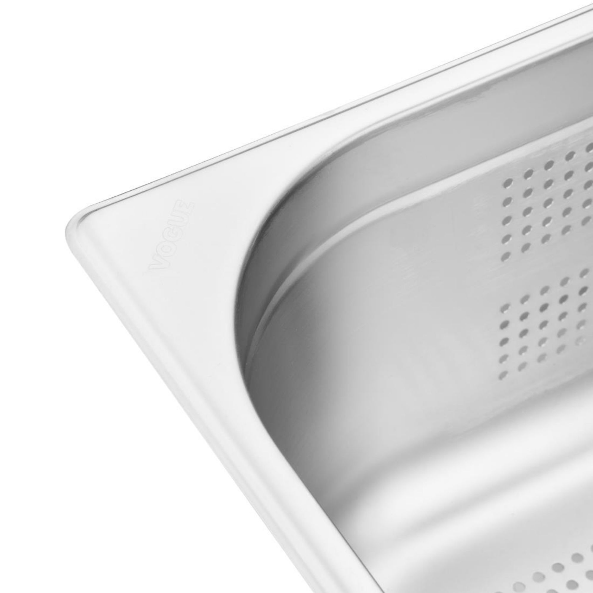 Picture of Vogue Stainless Steel Perforated 1/1 Gastronorm Tray 150mm