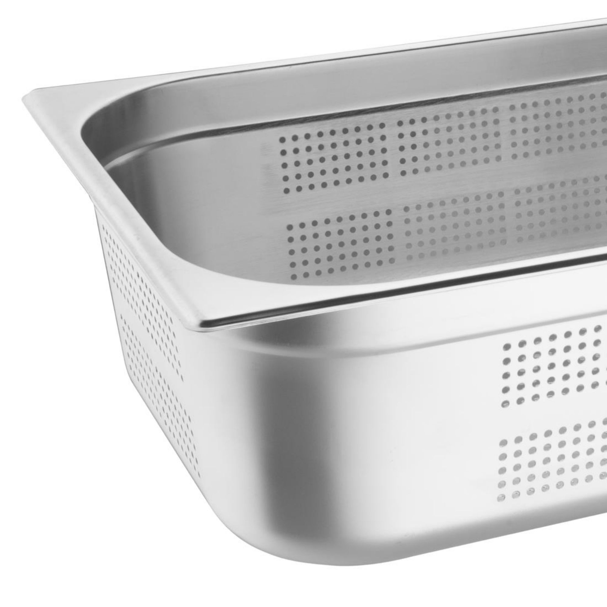 Picture of Vogue Stainless Steel Perforated 1/1 Gastronorm Tray 150mm