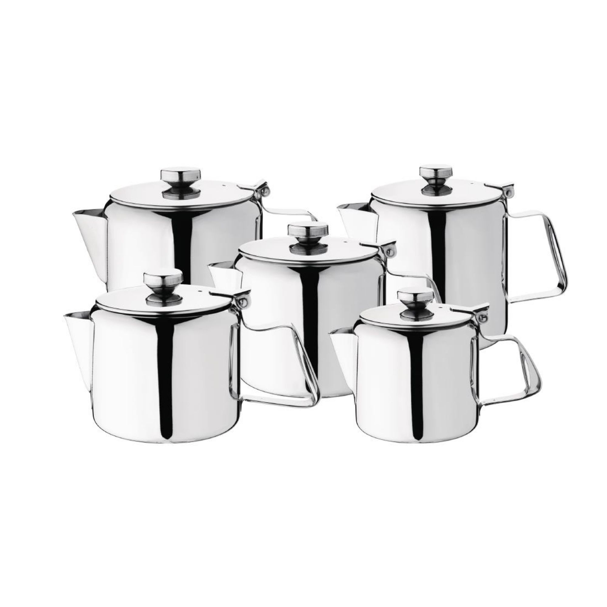 Picture of Olympia Concorde Stainless Steel Teapot 570ml