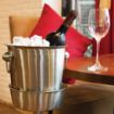 Picture of Olympia Brushed Stainless Steel Wine And Champagne Bucket Stand - K407