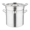 Picture of Vogue Aluminium Double Boiler Pan With Lid 28cm - K645