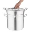 Picture of Vogue Aluminium Double Boiler Pan With Lid 28cm - K645