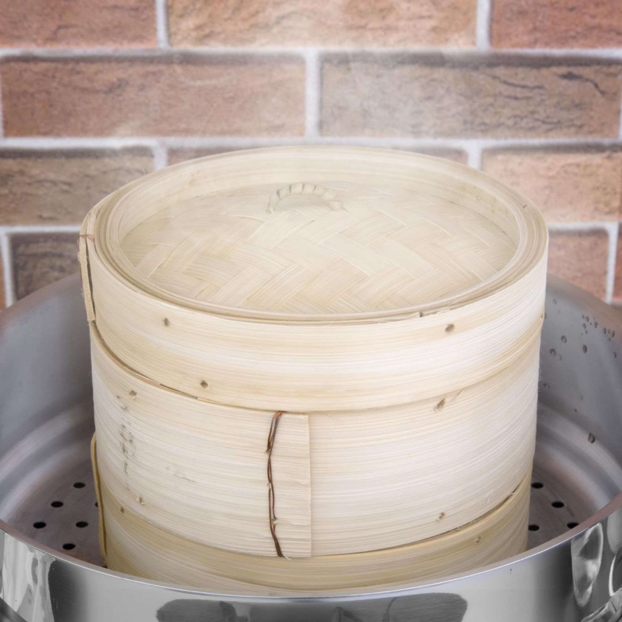 Picture of Vogue Bamboo Food Steamer 152mm