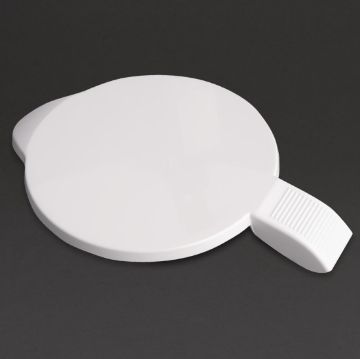 Picture of Olympia Kristallon White Polycarbonate Lid for 0.9Ltr Jug
