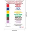 Picture of Hygiplas Colour Coded Wall Chart - J249