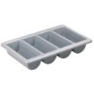Picture of Olympia Kristallon Stackable PP Large Cutlery Tray - J850