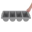 Picture of Olympia Kristallon Stackable PP Large Cutlery Tray - J850