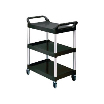 Picture of Rubbermaid Compact Utility Trolley Black