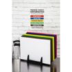 Picture of Hygiplas Low Density Chopping Board Set with Rack 450x300x10mm (Pack of 6) - J258