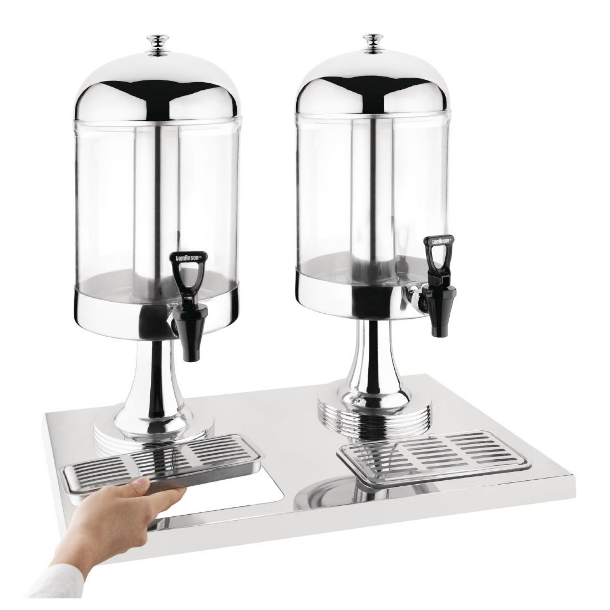 Picture of Olympia Double Juice Dispenser with Drip Tray