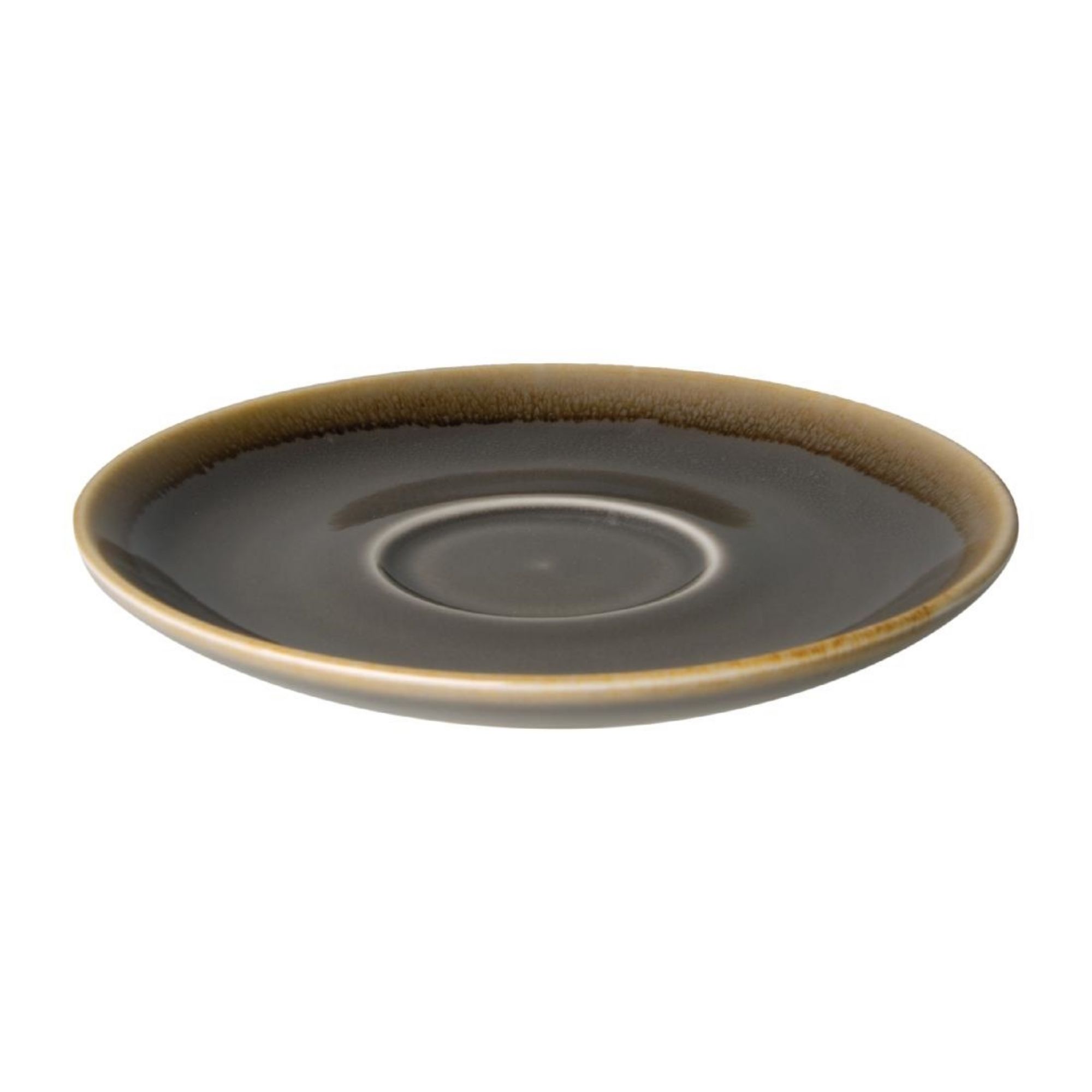 Picture of Olympia Kiln Cappuccino Saucer Smoke 140mm (Pack of 6)