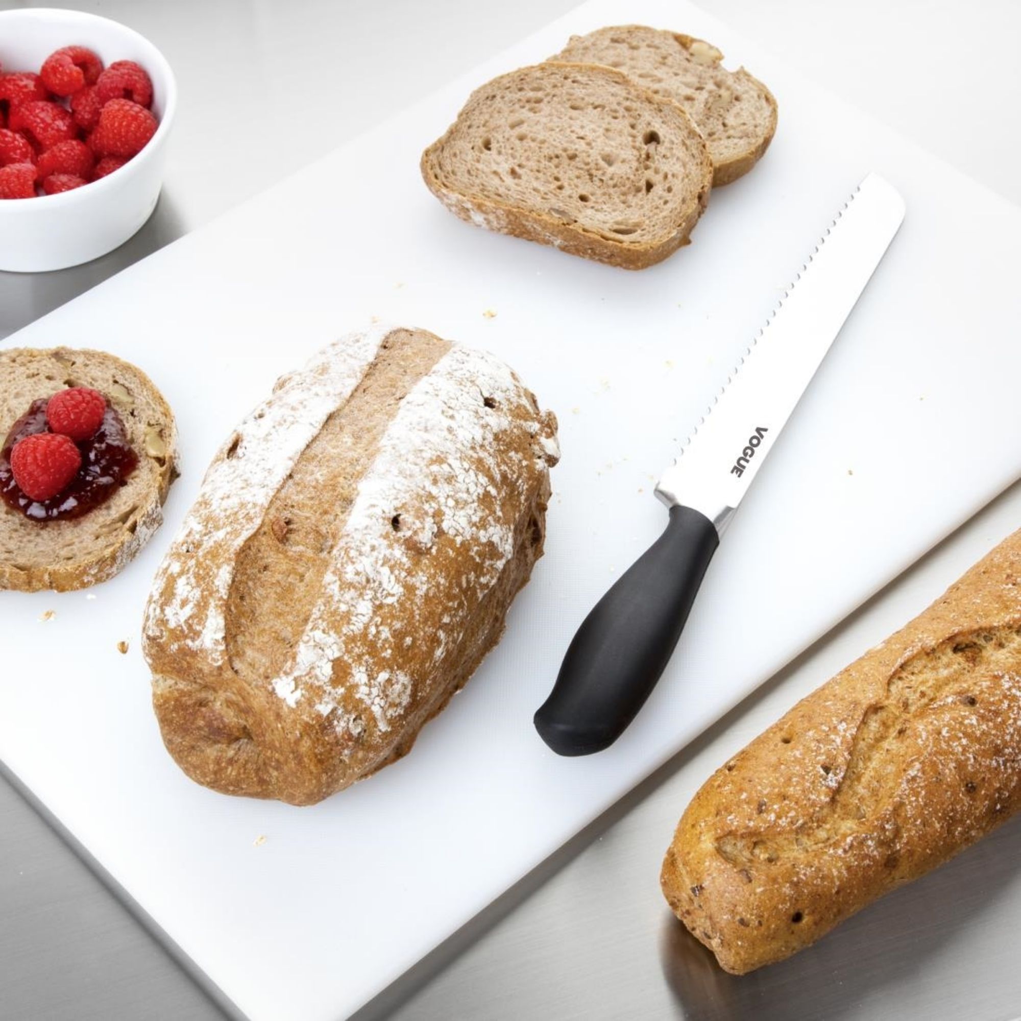 Picture of Hygiplas High Density Antibacterial Chopping Board Set 450x305x12mm (6 pack)