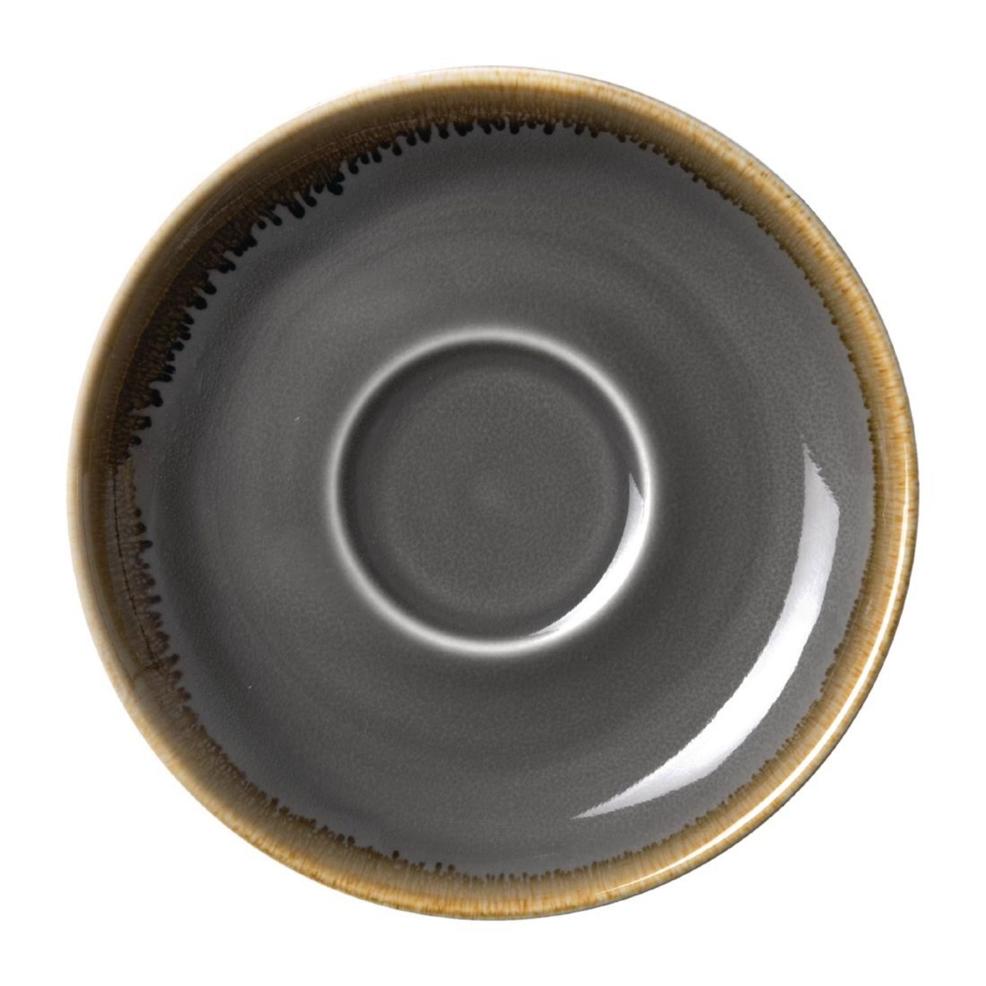 Picture of Olympia Kiln Smoke Saucer 160mm (Pack of 6) - HC393