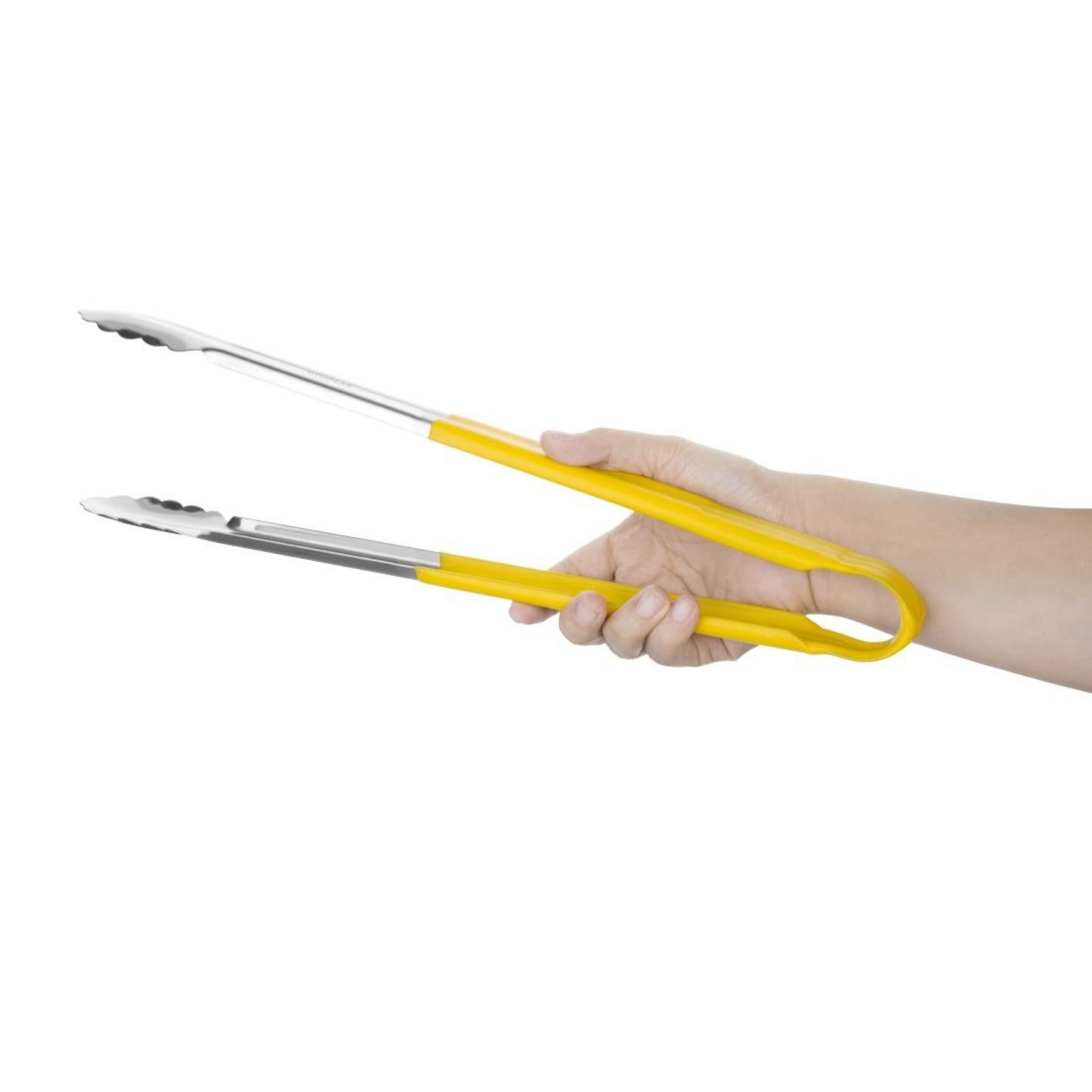 Picture of Hygiplas Colour Coded Serving Tong Yellow 405mm