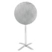 Picture of Bolero Round Flip Top Poseur Table Stainless Steel 600mm - GR396