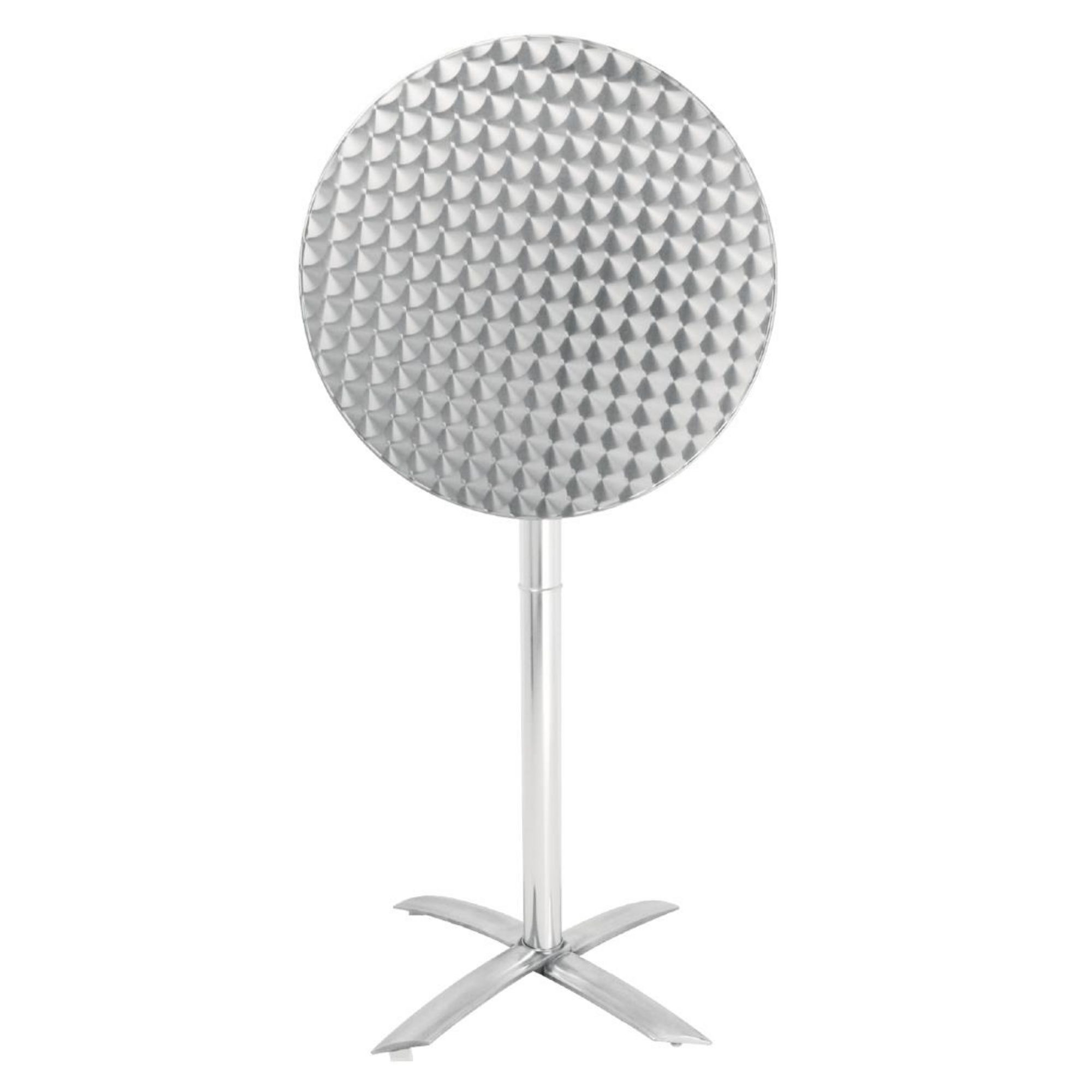 Picture of Bolero Round Flip Top Poseur Table Stainless Steel 600mm
