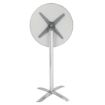 Picture of Bolero Round Flip Top Poseur Table Stainless Steel 600mm - GR396