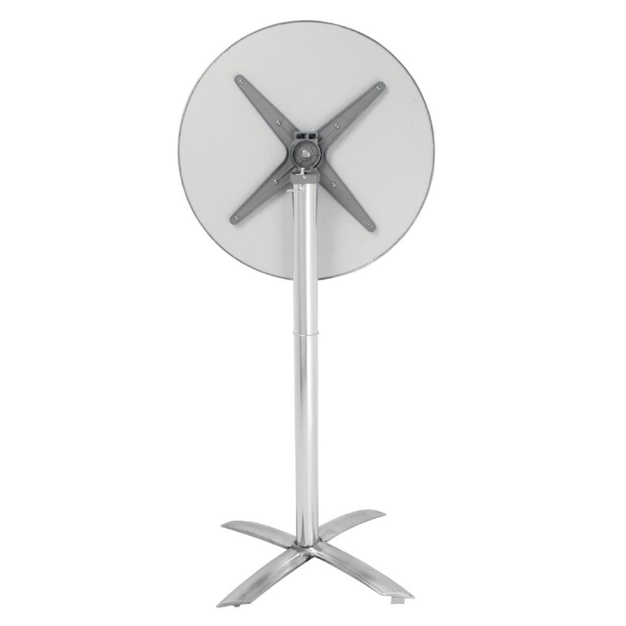 Picture of Bolero Round Flip Top Poseur Table Stainless Steel 600mm