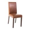 Picture of Bolero Faux Leather Dining Chair Antique Tan (Pack of 2) - GR368