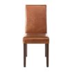 Picture of Bolero Faux Leather Dining Chair Antique Tan (Pack of 2) - GR368