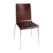 Picture of Bolero Square Back Side Chair Dark Chocolate Finish (Pack of 4) - GR343