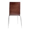 Picture of Bolero Square Back Side Chair Dark Chocolate Finish (Pack of 4) - GR343
