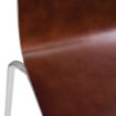 Picture of Bolero Square Back Side Chair Dark Chocolate Finish (Pack of 4) - GR343